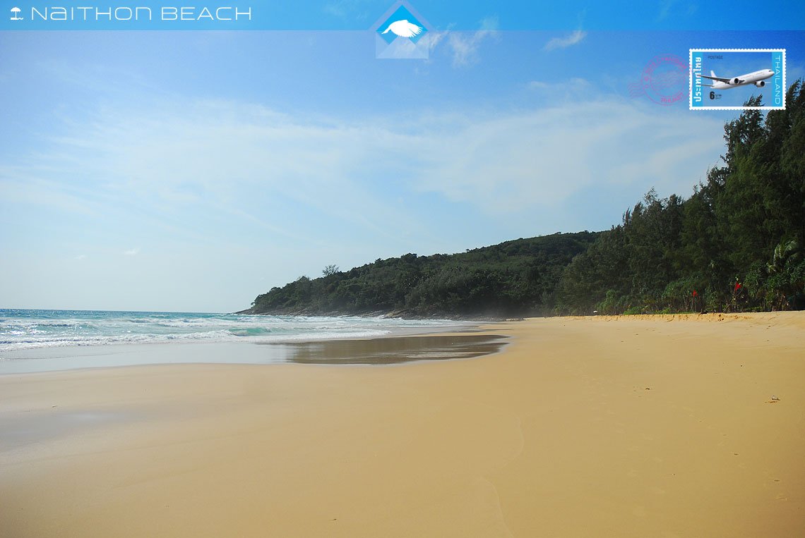 naithon beach phuket miles of golden sand perfect for holiday and living cyansiam